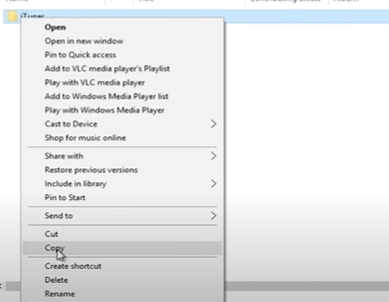 transfer itunes library using flash drive step-5